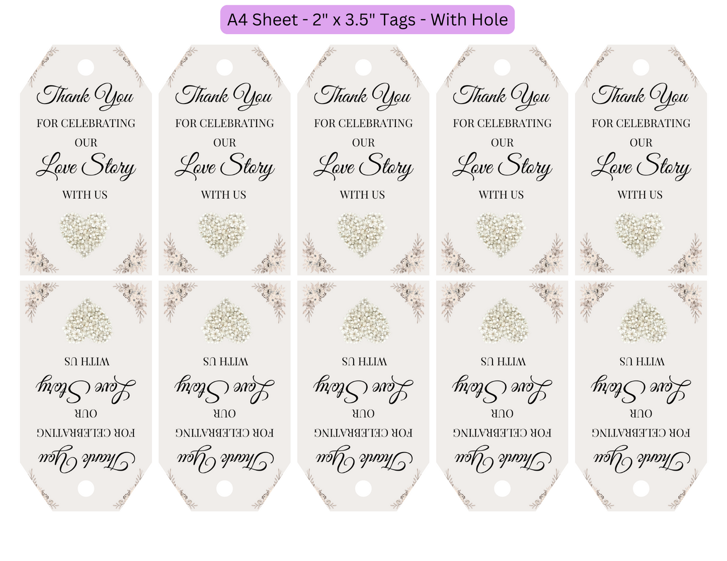 Editable Digital Wedding 6 Piece Package