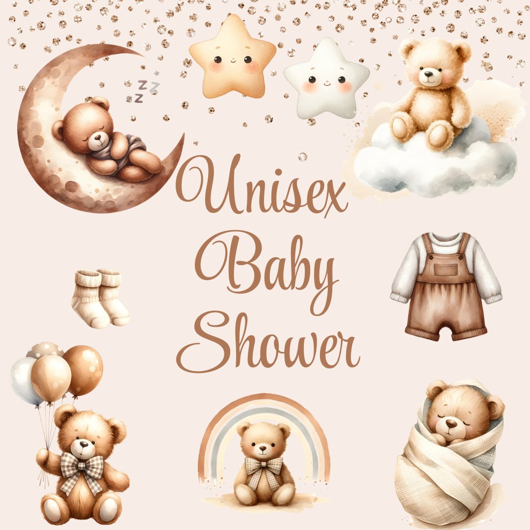 Unisex Baby Shower Invitations