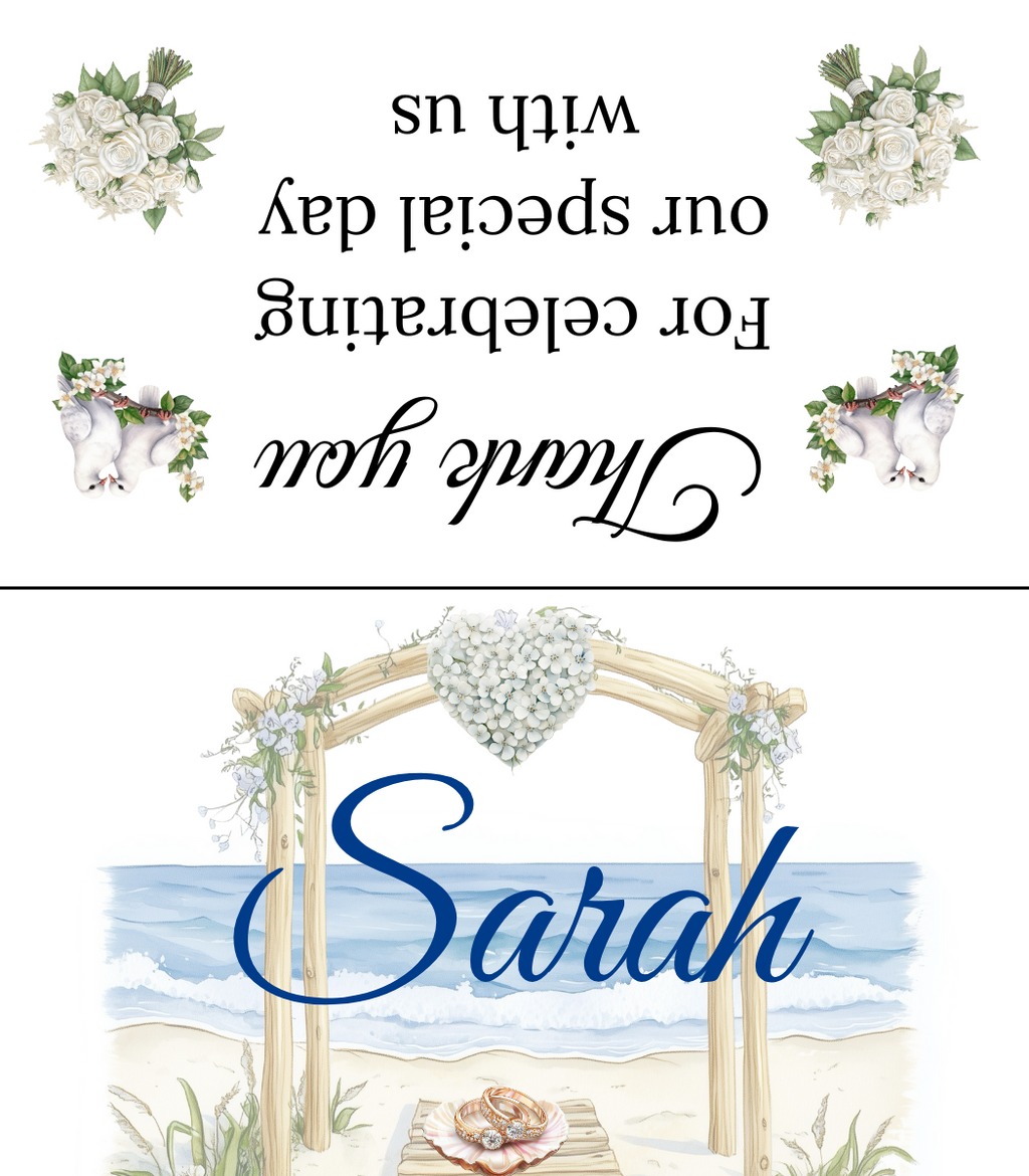 Editable Beach Themed Wedding Package