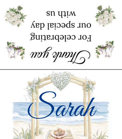Editable Beach Themed Wedding Package