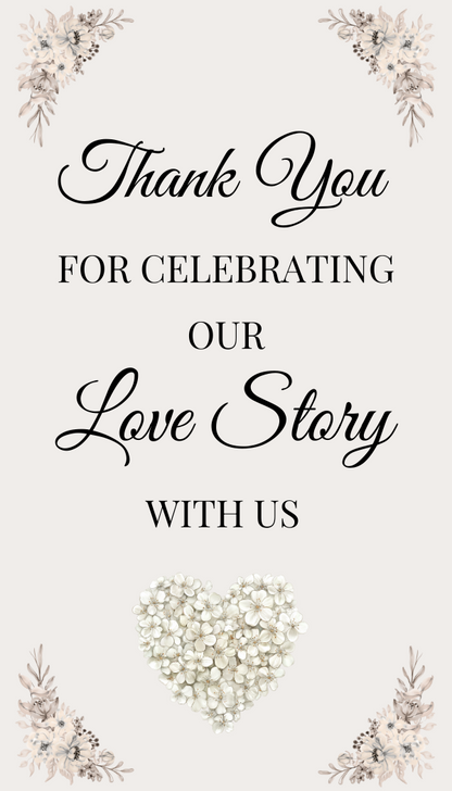 Editable Digital Wedding 6 Piece Package