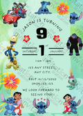 Editable Lilo & Stitch© Birthday Invitation