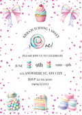Sweet One! Editable Birthday Invitation