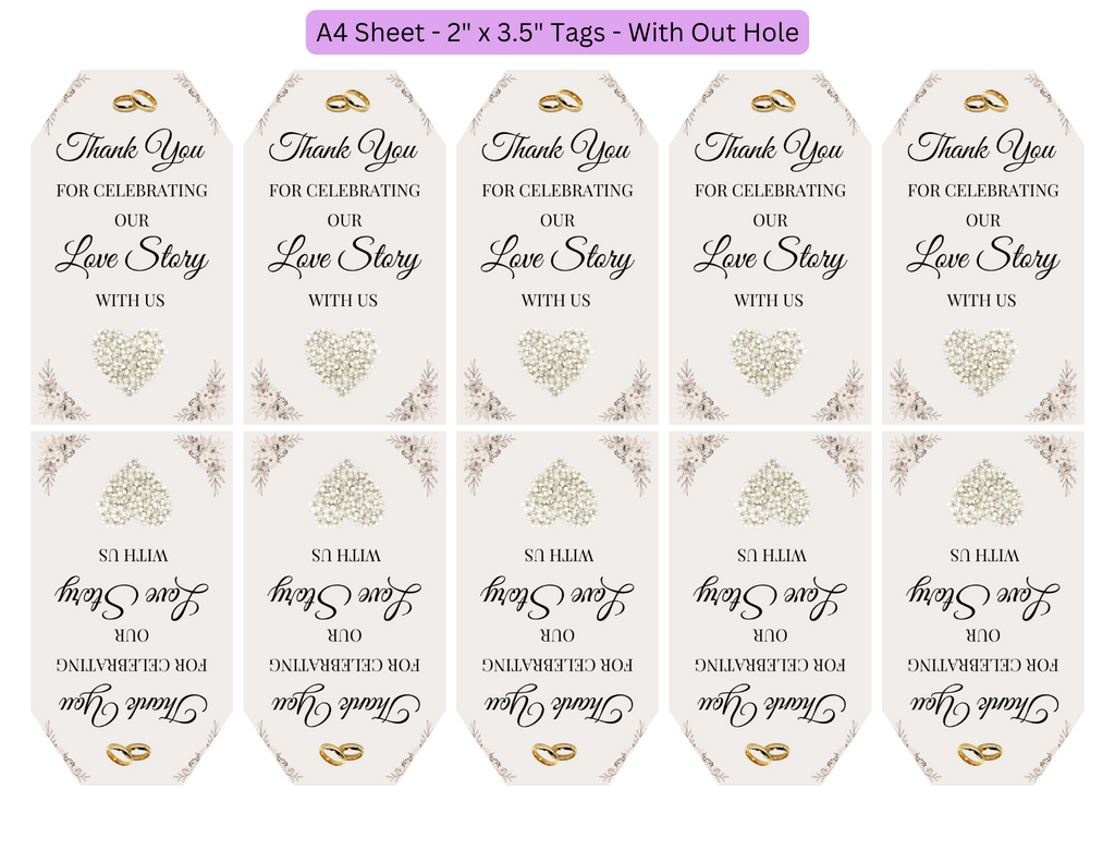 Editable Digital Wedding 6 Piece Package